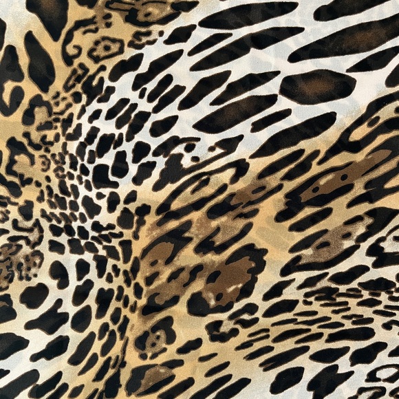 La Palapa Leopard Sarong Animal Print Pareo Scarf Sheer Swim Coverup - Picture 4 of 8